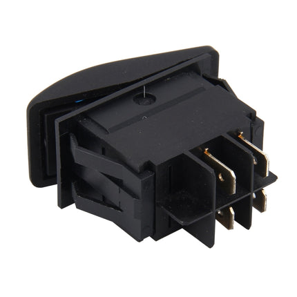 Car Truck Boat Switch Toggle Light Switch 4pin Waterproof 12/24V Bar Style Blue Toggle Reverse Rocker Rear Light Switch Car Auto Universal DIY 4 Pin Boat Cap OFF-ON Push Button with Indicator Light