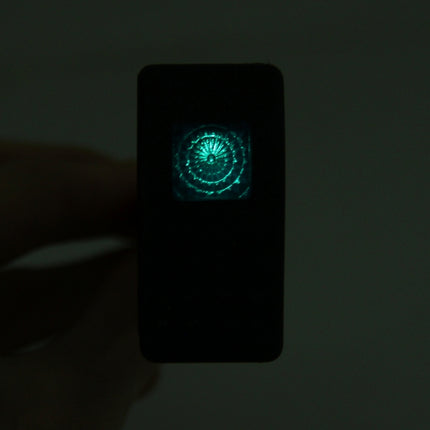 Car Truck Boat Switch Toggle Light Switch 4pin Waterproof 12/24V Bar Style Blue Toggle Reverse Rocker Rear Light Switch Car Auto Universal DIY 4 Pin Boat Cap OFF-ON Push Button with Indicator Light