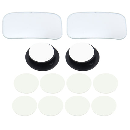 3R-054 2 PCS Car Truck Square Blind Spot Rear View Wide Angle Mirror Blind Spot Mirror 360 Degree Adjustable Wide-angle Mirror, Size: 7*4cm, Size: 7*4cm
