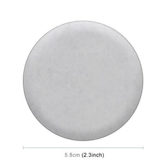 4 PCS Car-Styling Green Leaves Pattern Metal Wheel Hub Decorative Sticker, Diameter: 5.8cm