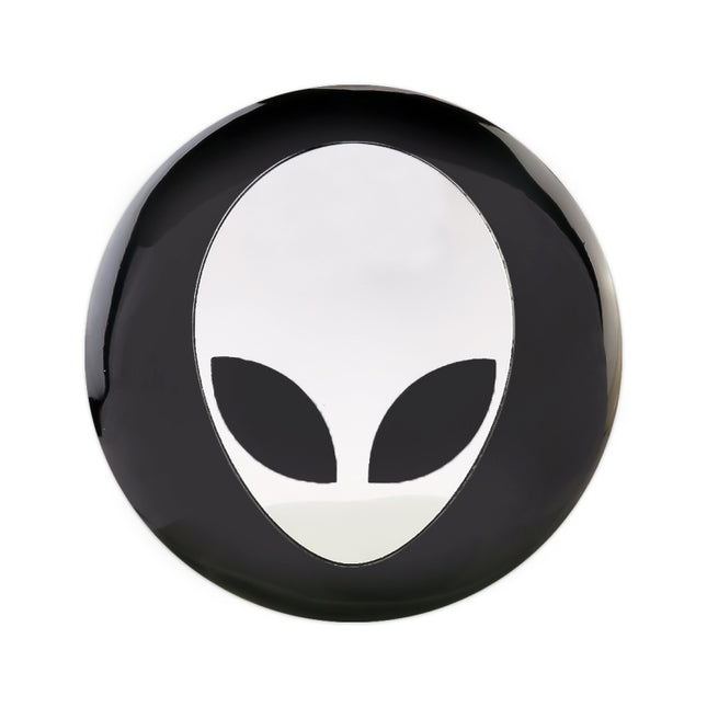 4 PCS Car-Styling Alien Pattern Metal Wheel Hub Decorative Sticker, Diameter: 5.8cm, Alien Pattern