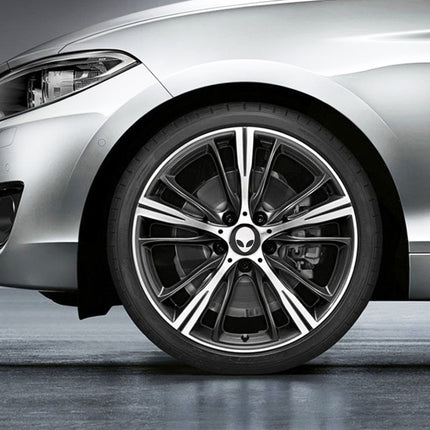 4 PCS Car-Styling Alien Pattern Metal Wheel Hub Decorative Sticker, Diameter: 5.8cm, Alien Pattern