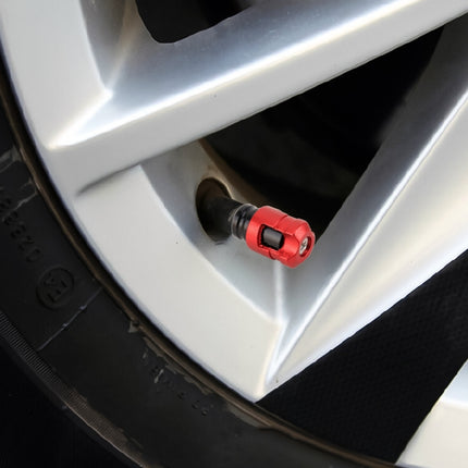4 PCS Valve Shape Gas Cap Mouthpiece Cover Tire Cap Car Tire Valve Caps