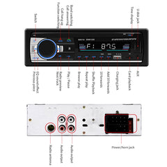 SWM-530 12V Universal Car Dual USB Charger Radio Receiver MP3 Player, Support FM & Bluetooth with Remote Control