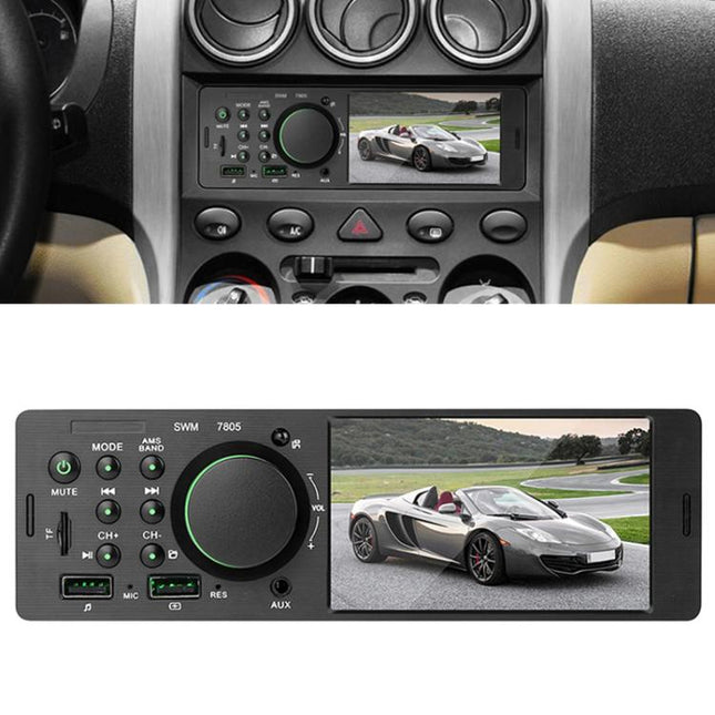 7805 4.1 inch Universal Car Radio Receiver MP5 Player, Support FM & Bluetooth & TF Card with Remote Control