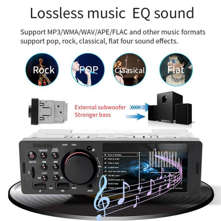 7805 4.1 inch Universal Car Radio Receiver MP5 Player, Support FM & Bluetooth & TF Card with Remote Control
