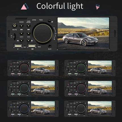 7805 4.1 inch Universal Car Radio Receiver MP5 Player, Support FM & Bluetooth & TF Card with Remote Control