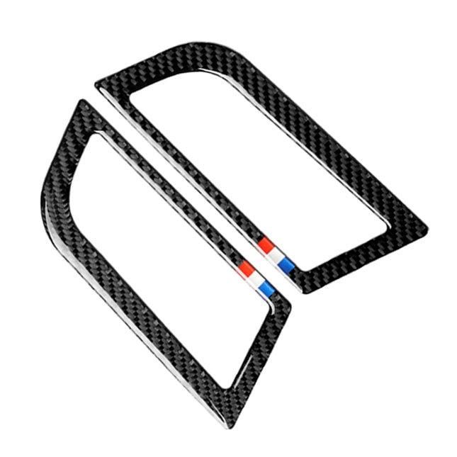 2 PCS Car USA Color Carbon Fiber Side Air Outlet Decorative Sticker for Ford Mustang 2015-2017