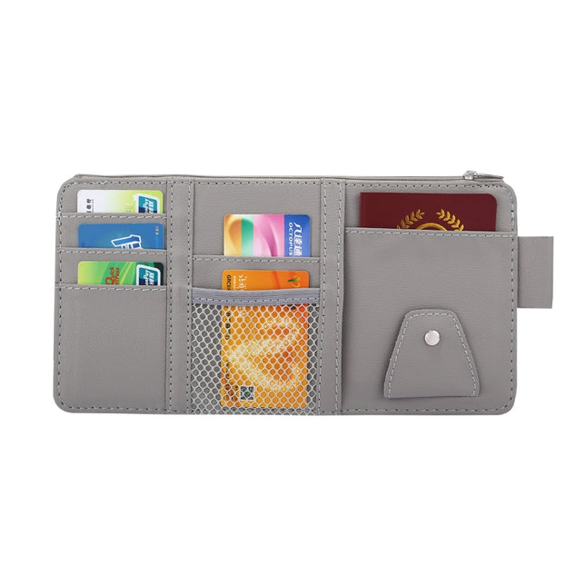 Car Sun Visor Board Paper Tissue Box CD Case Zipper Holder Card Bag Organizer, with Zipper  (Black), with Zipper, with Zipper (Yellow)
