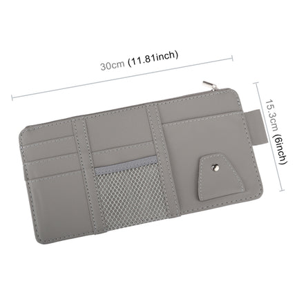 Car Sun Visor Board Paper Tissue Box CD Case Zipper Holder Card Bag Organizer, with Zipper  (Black), with Zipper, with Zipper (Yellow)