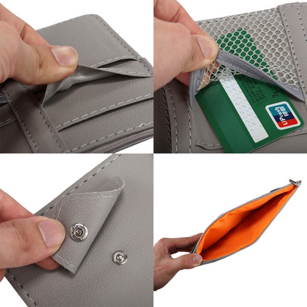 Car Sun Visor Board Paper Tissue Box CD Case Zipper Holder Card Bag Organizer, with Zipper  (Black), with Zipper, with Zipper (Yellow)
