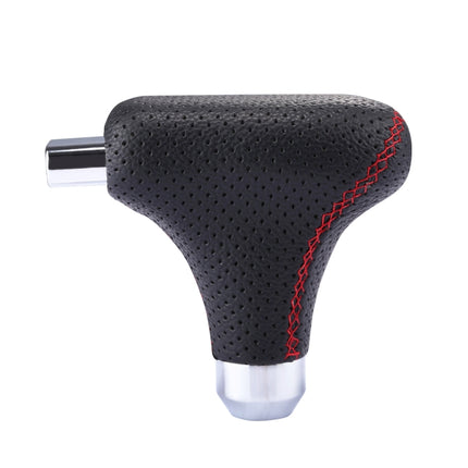 Universal Vehicle Car Black Leather Shifter Cover Manual Automatic Gear Shift Knob