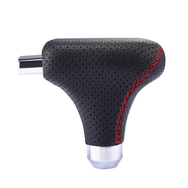 Universal Vehicle Car Black Leather Shifter Cover Manual Automatic Gear Shift Knob