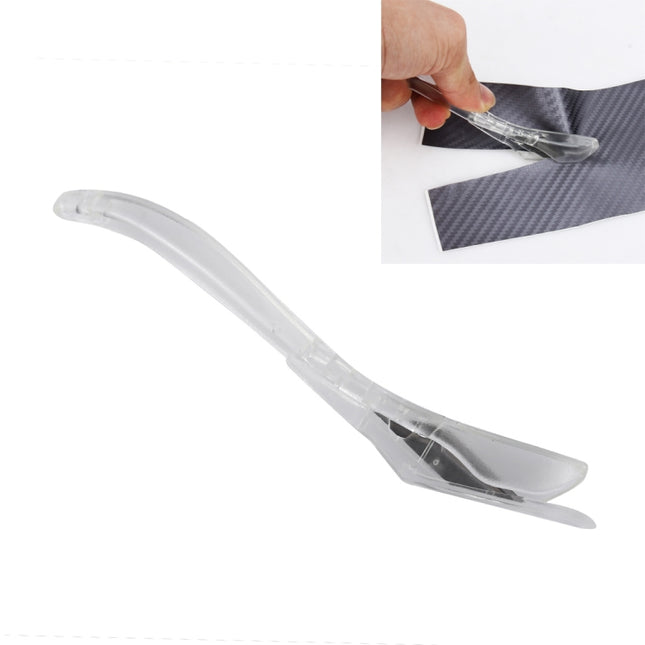 Car Vehicle Fiber Vinyl Film Sticker Wrap Safety Cutter Cutting Styling Wrap Tool(Transparent), No Replacement Blade