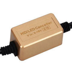 2 PCS H1 H3 LED Headlight Canbus Error Free Computer Warning Canceller Resistor Decoders Anti-Flicker Capacitor Harness