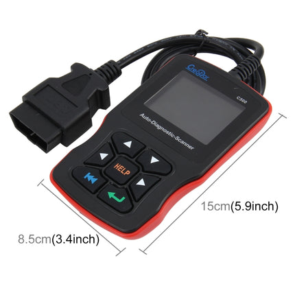 C500 Code Scanner 320*240 Pixel Display Car Scanner  Fault Code Reader Scanner Update Online Automotive Diagnostic Tool, Support SD card