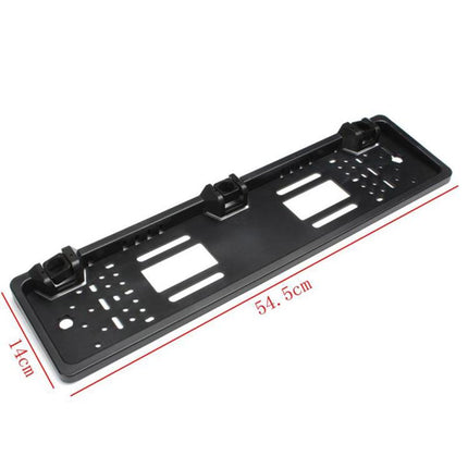 PZ600-L Europe Car License Plate Frame Rear View Camera Visual Rear View Parking System with 2 Reversing Radar Detector