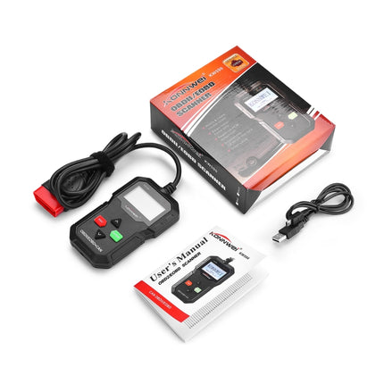 KONNWEI KW590 Mini OBDII Car Auto Diagnostic Scan Tools Auto Scan Adapter Scan Tool (Can Only Detect 12V Gasoline Car), KW590
