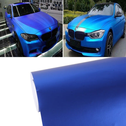 5m * 0.5m Ice Blue Metallic Matte Icy Ice Car Decal Wrap Auto Wrapping Vehicle Sticker Motorcycle Sheet Tint Vinyl Air Bubble Free, 5m * 0.5m