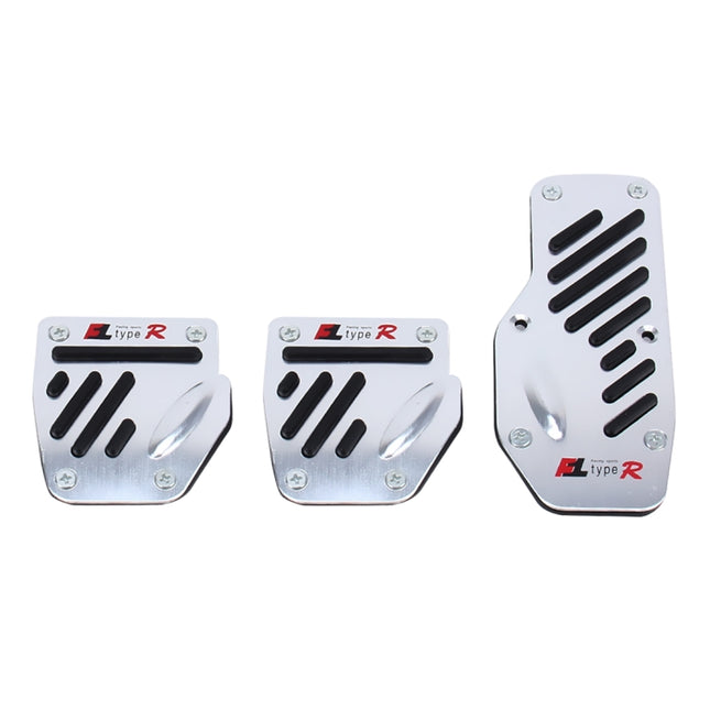 CS-321 3 in 1 Non-Slip Manual Car Truck Pedals Foot Brake Pad Cover Set