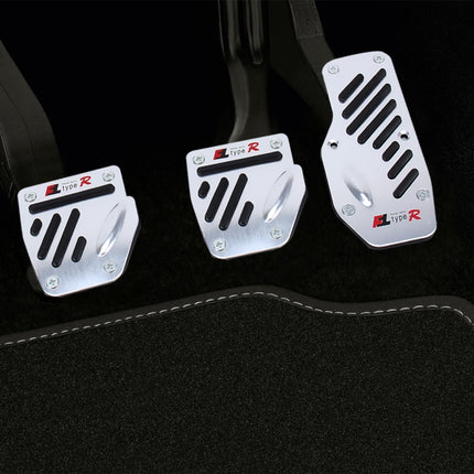 CS-321 3 in 1 Non-Slip Manual Car Truck Pedals Foot Brake Pad Cover Set