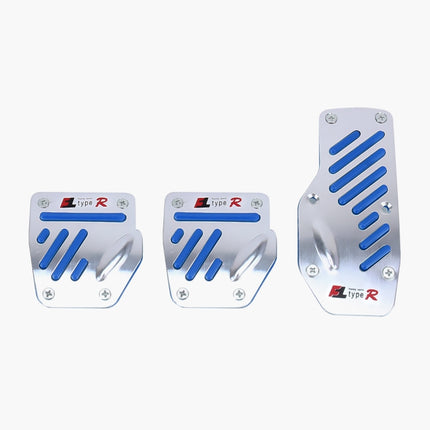 CS-321 3 in 1 Non-Slip Manual Car Truck Pedals Foot Brake Pad Cover Set