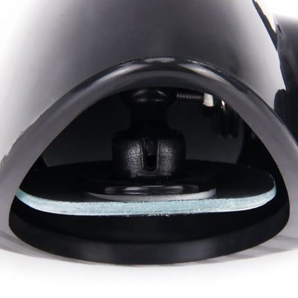 3R-051 360 Degrees Rotatable Left Blind Spot Side Assistant Mirror for Auto Car, Left Black, Left White