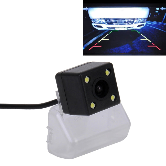 656×492 Effective Pixel HD Waterproof 4 LED Night Vision Wide Angle Car Rear View Backup Reverse Camera for 2012 Version Mazda CX-5, Mazda CX-5