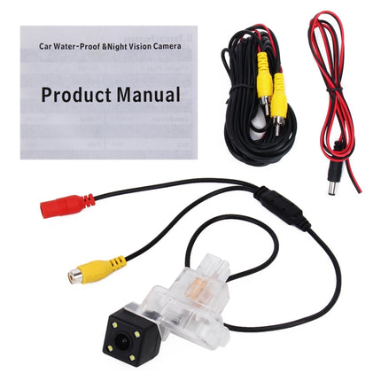 656×492 Effective Pixel HD Waterproof 4 LED Night Vision Wide Angle Car Rear View Backup Reverse Camera for 2014-2017 Version Mazda6 Atenza