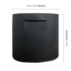 5 Gallon Planting Grow Bag Thickened Non-woven Aeration Fabric Pot Container with Handle