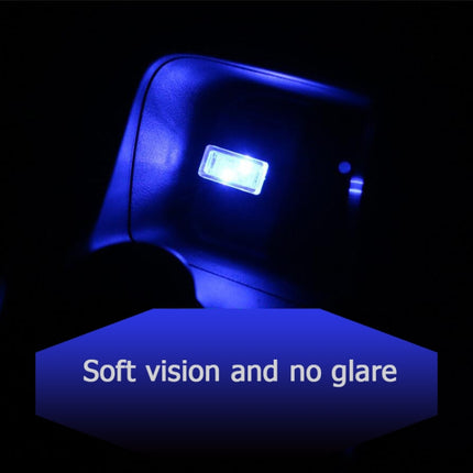 Universal PC Car USB LED Atmosphere Lights Emergency Lighting Decorative Lamp, Red Light, Yellow Light, Ice Blue, Blue Light, Pink Light, Green Light