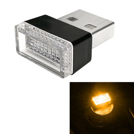 Universal PC Car USB LED Atmosphere Lights Emergency Lighting Decorative Lamp, Red Light, Yellow Light, Ice Blue, Blue Light, Pink Light, Green Light