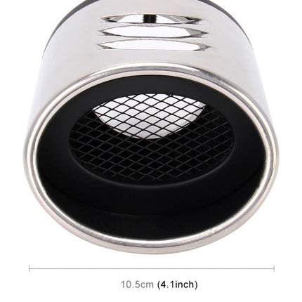 Universal Car Styling Stainless Steel Straight Bolt-on Exhaust Tail Muffler Tip Pipe with Mesh