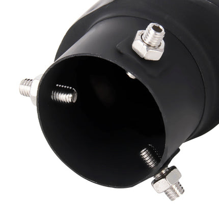 Universal Car Styling Stainless Steel Straight Double Outlets Exhaust Tail Muffler Tip Pipe