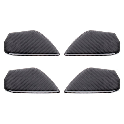 Carbon Fiber Inner Door Handle Bowl Cover Trim Decals Decorative Sticker for Honda Civic 10th Gen