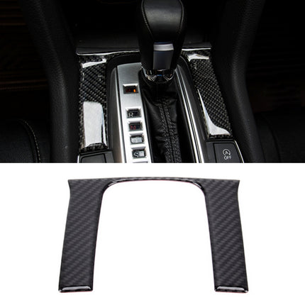 Carbon Fiber 3D DIY Shift Gear Panel Knob Cover Trim Decorative Sticker for Honda Civic 10th Gen 2016-2019, Shift Gear Sticker