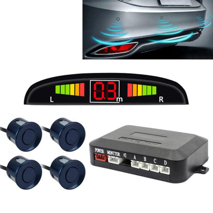 Car Buzzer Reverse Backup Radar System - Premium Quality 4 Parking Sensors Car Reverse Backup Radar System with LCD Display