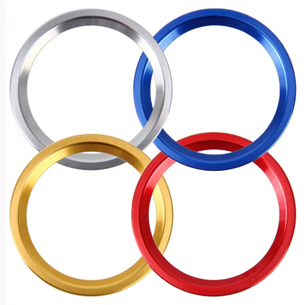Car Engine Start Key Push Button Ring Trim Aluminum Alloy Sticker Decoration for Audi