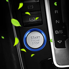Car Engine Start Key Push Button Ring Trim Aluminum Alloy Sticker Decoration for Audi