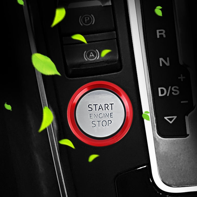 Car Engine Start Key Push Button Ring Trim Aluminum Alloy Sticker Decoration for Audi