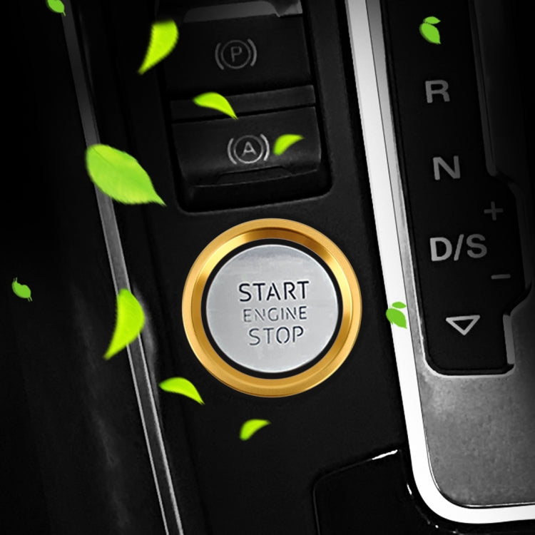 Car Engine Start Key Push Button Ring Trim Aluminum Alloy Sticker Decoration for Audi