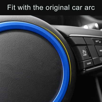 Car Auto Steering Wheel Aluminum Alloy Ring Cover Trim Sticker Decoration for Jaguar