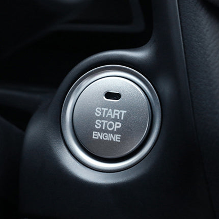 3D Aluminum Alloy Engine Start Stop Push Button Cover Trim Decorative Sticker for Mazda, for Mazda