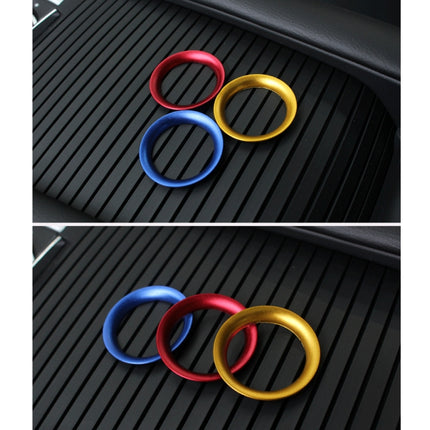 Car Engine Start Key Push Button Ring Trim Aluminum Alloy Sticker Decoration for Mazda