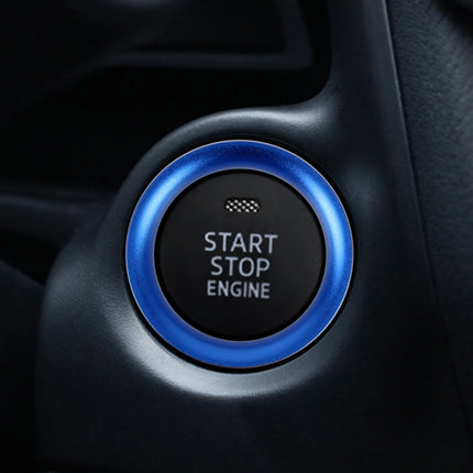 Car Engine Start Key Push Button Ring Trim Aluminum Alloy Sticker Decoration for Mazda, For Mazda