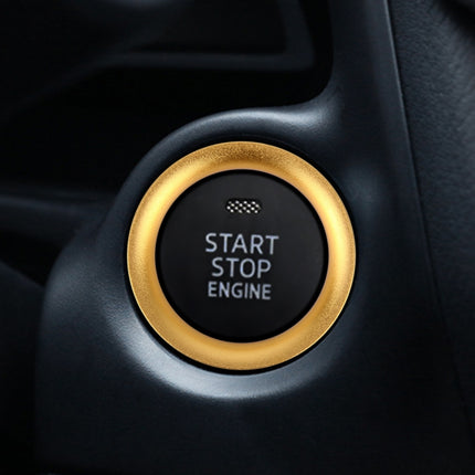 Car Engine Start Key Push Button Ring Trim Aluminum Alloy Sticker Decoration for Mazda, For Mazda