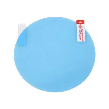 Car Round PET Rearview Mirror Protective Window Clear Anti-fog Waterproof Rain Shield Film, Diameter: 8cm