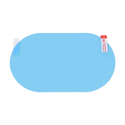 Car Oval PET Rearview Mirror Protective Window Clear Anti-fog Waterproof Rain Shield Film, Size:10x15cm, 10x15cm