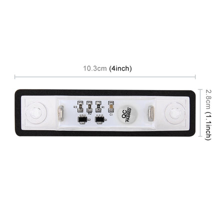 2 PCS DC 12V 2W 120LM 6000K LED License Plate Light 18-SMD Bulbs Lamps for Astra F 91-98, G Estate(F69) 98-05, Opel Corsa B 93-00, Omega A 86-94