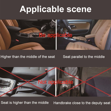 Universal Car Multi-functional Console Side Pocket Seat Gap Side Storage Box with Elbow Support Pad